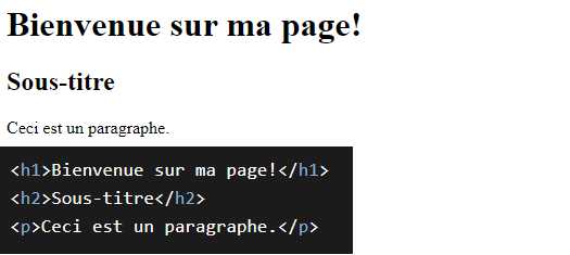 Code source Ajouter un Titre